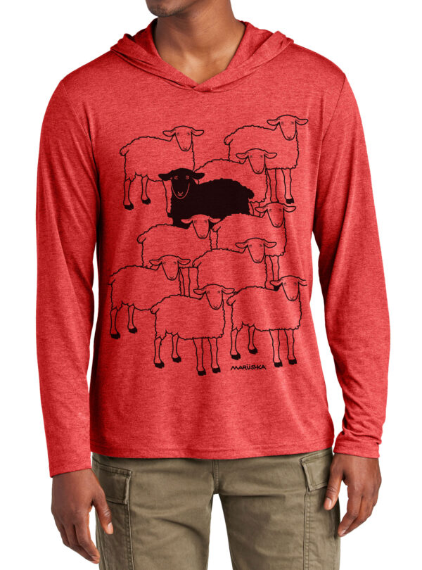 Tri Blend Long Sleeve Hooded T