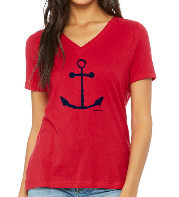 Relaxed V Neck