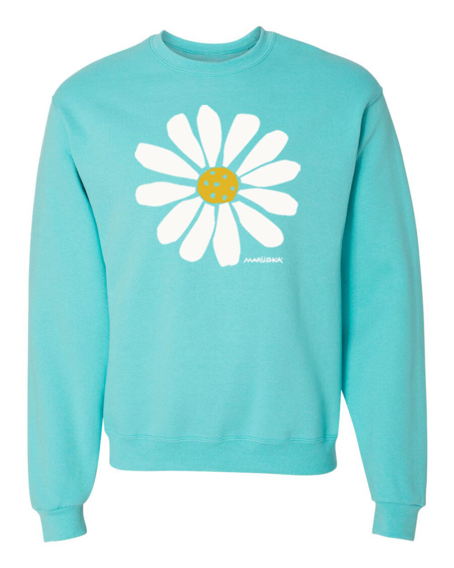 Crewneck Sweatshirt Big Daisy (Multi on Pool)