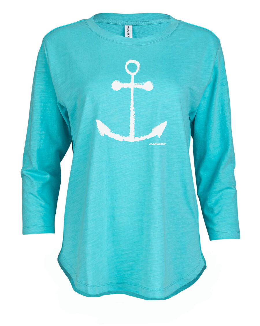 3/4 Slub Hi-Lo Anchor (White on Pool)