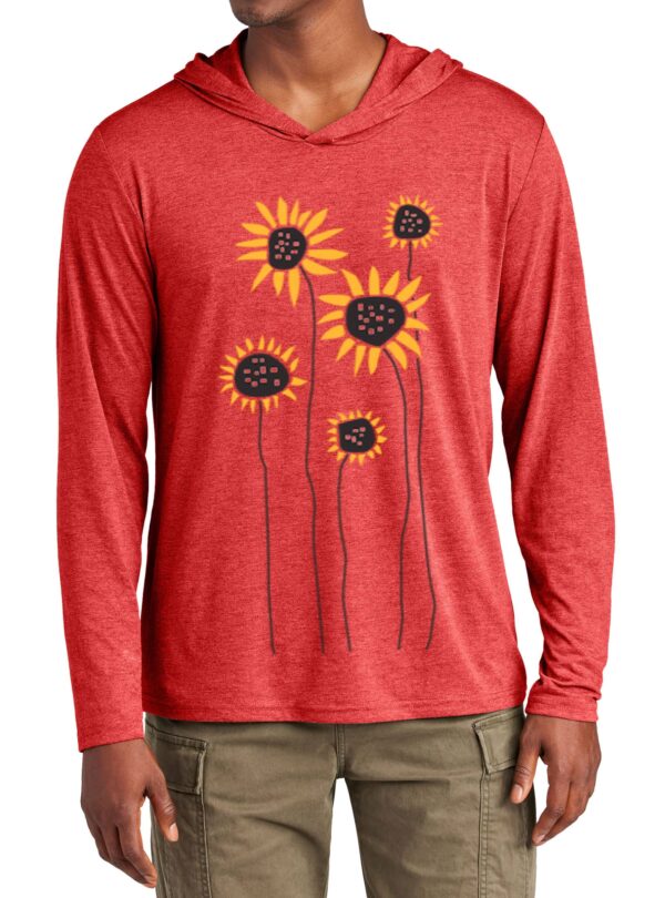 Tri Blend Long Sleeve Hooded T