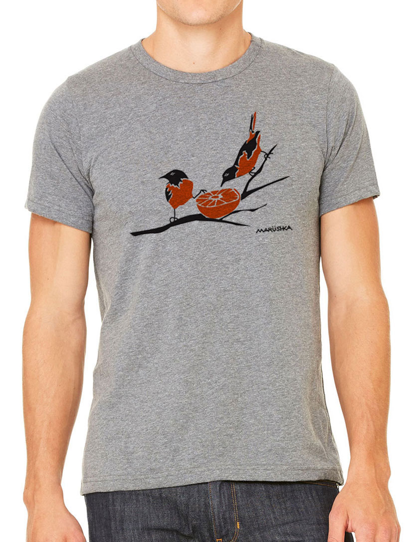 Short Sleeve T Orioles (Multi on Grey)