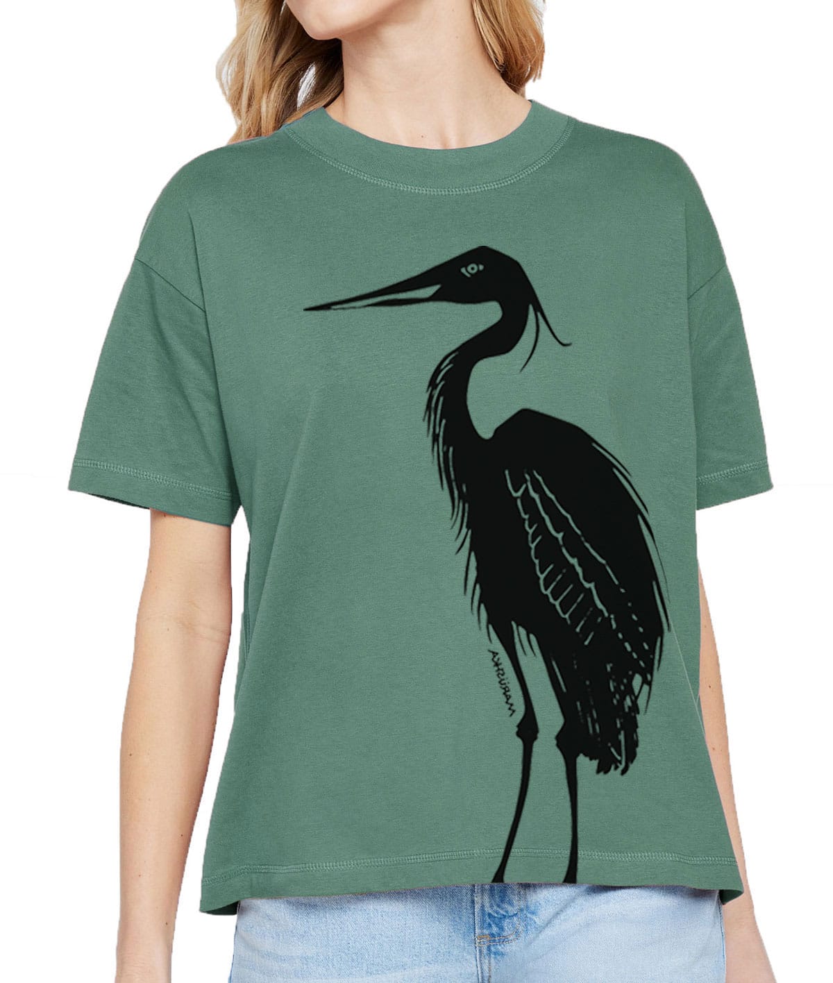 Boxy Crew T Egret