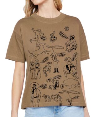 Boxy Crew T Cowboys
