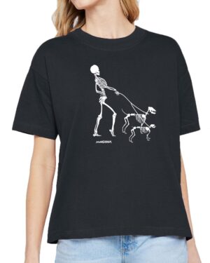 Boxy Crew T Skeleton Walk