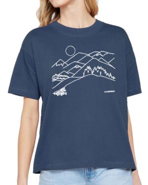 Boxy Crew T Mountains