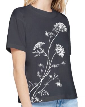 Boxy Crew T Queen Anne’s Lace