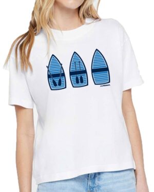 Boxy Crew Tee Row Boats