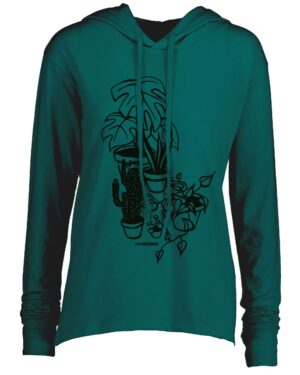 Long Sleeve Hooded T Houseplants