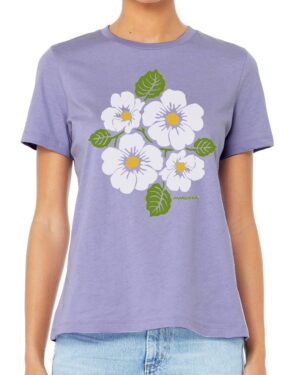 Relaxed Crewneck Wild Roses