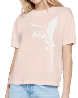 Boxy Crew T Lily of the Valley