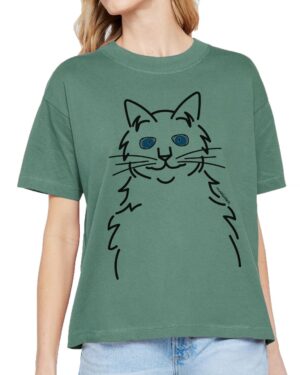 Boxy Crew T Cat Eyes