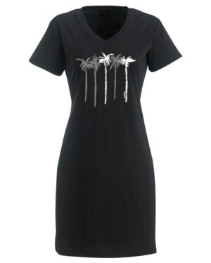V Neck Dress Palm Line