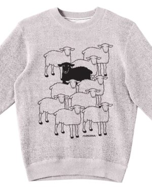 Textured Sweater Black Sheep