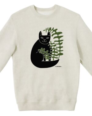 Textured Sweater Cat Fern