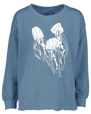 Drop Shoulder Crew Jellyfish