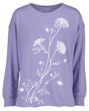 Drop Shoulder Crew Queen Anne’s Lace