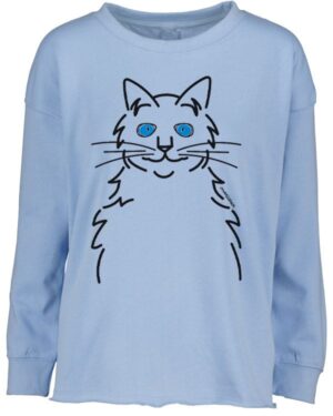 Drop Shoulder Crew Cat Eyes