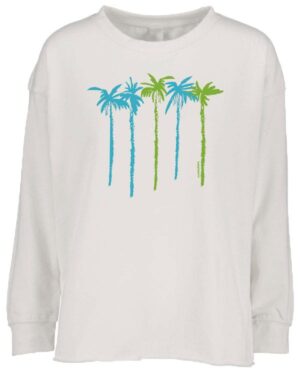 Drop Shoulder Crew Palm Line