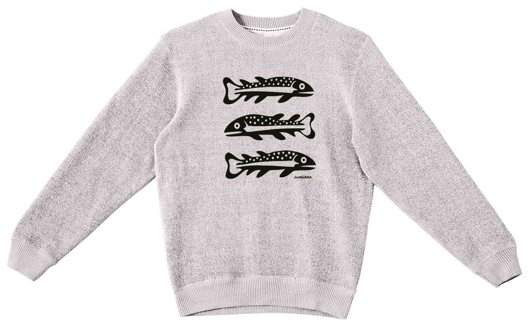 Textured Sweater 3 Fish
