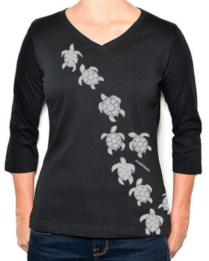 3/4 Sleeve Tee Sea Turtle March