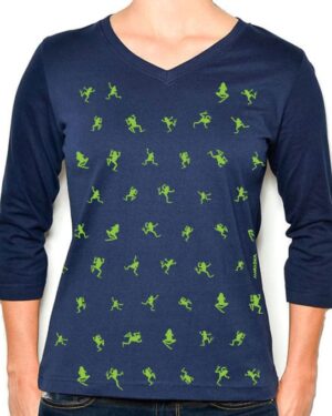 3/4 Sleeve Tee Frogs