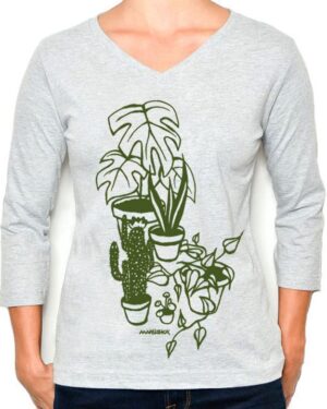 3/4 Sleeve Tee Houseplants