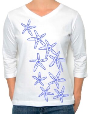 3/4 Sleeve Tee Starfish Trail Skinny