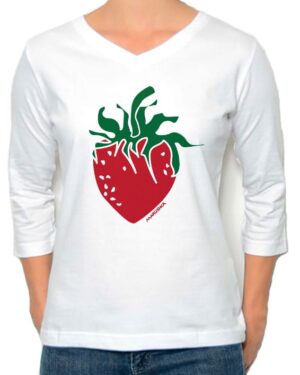3/4 Sleeve Tee Strwberry