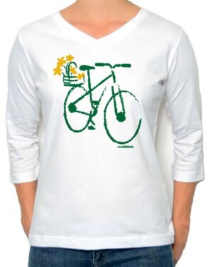 3/4 Sleeve Tee Bike Basket