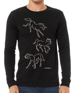 Long Sleeve T Wild Horses