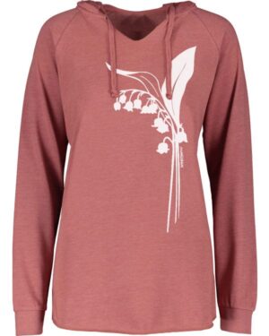 Notch Neck Hoody Lily of the Valley