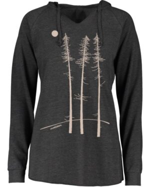 Notch Neck Hoody Twiggy