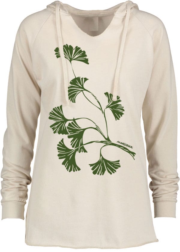Notch Neck Hoody Ginko