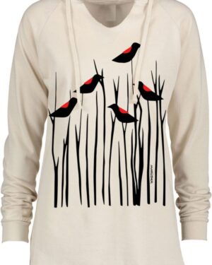 Notch Neck Hoody Redwing Blackbirds