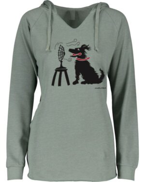 Notch Neck Hoody Dog Fan