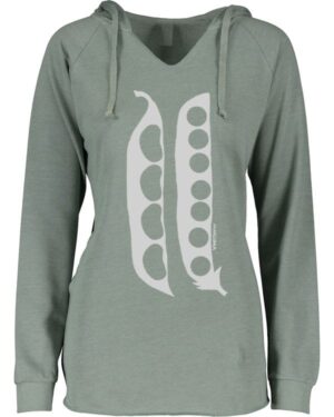 Notch Neck Hoody Pea Pods