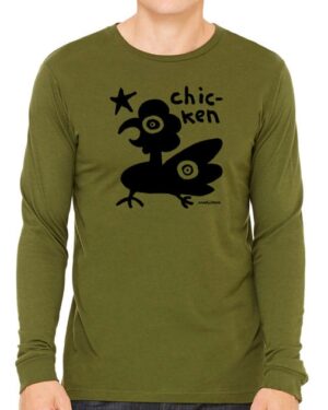 Long Sleeve T Folk Chicken