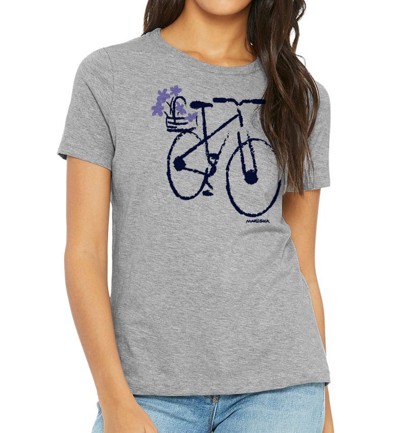 Relaxed Crewneck Bike Basket