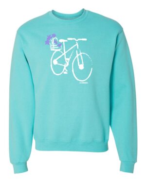 Crewneck Sweatshirt Bike Basket