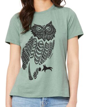 Relaxed Crewneck Owl