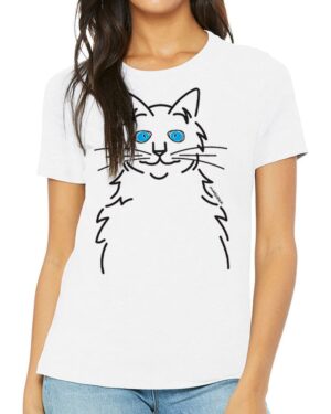 Relaxed Crewneck Cat Eyes