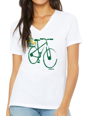 Relaxed V Neck Bike Basket