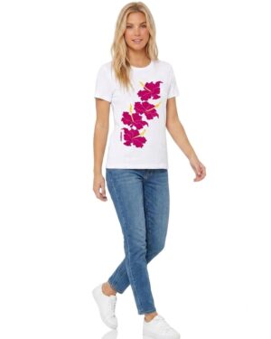 Relaxed Crewneck Hibiscus