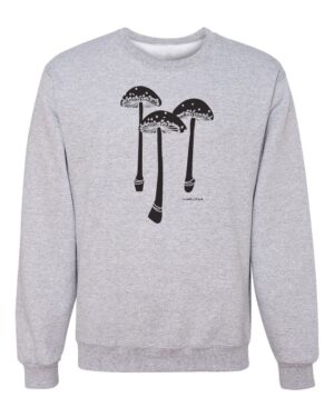 Crewneck Sweatshirt 3 Mushrooms