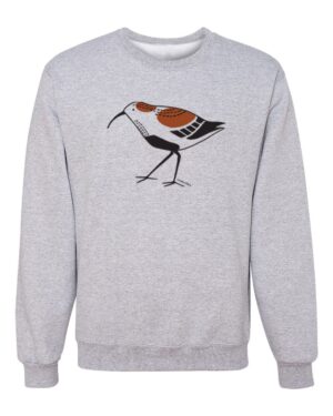 Crewneck Sweatshirt Lone Sandpiper