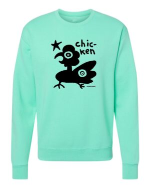 Crewneck Sweatshirt Folk Chicken