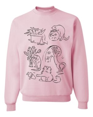 Crewneck Sweatshirt Bad Cats