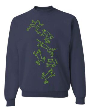 Crewneck Sweatshirt Frog Hop