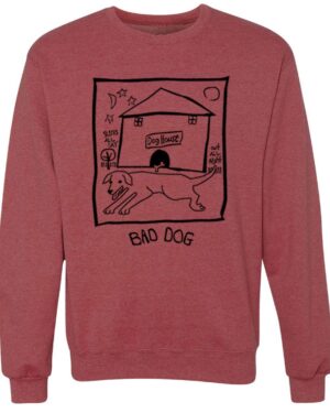 Crewneck Sweatshirt Bad Dog